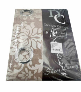 Ready to Hang Curtain - Turkish Damask Eyelet - Mocha