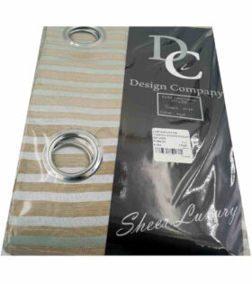 Ready to Hang Curtain - Turkish Stripe Eyelet -Sage