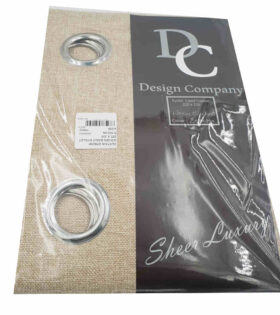 Ready to Hang Curtain - Woven Block Out  - Espresso