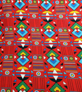 Printed Mini-Matt - Ethnic - Red
