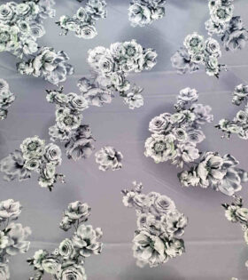 Digital Printed Duchess Satin - Floral