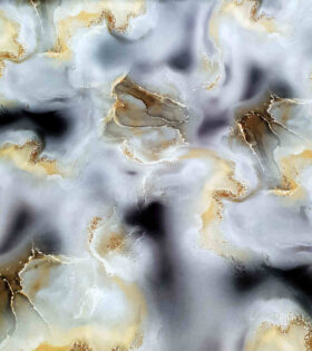 Digital Printed Duchess Satin - Abstract
