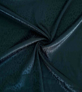 Embossed Satin - Bottle Green