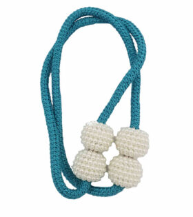 Pearl Magnetic Holdback - Turquoise