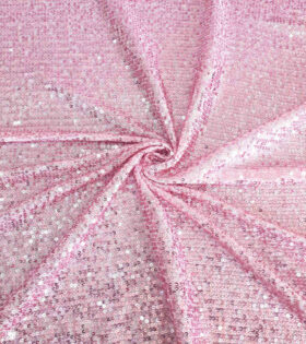 Spangle Arya Mesh - Baby Pink