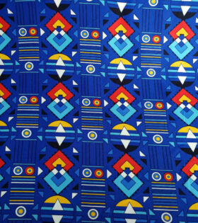 Printed Mini-Matt - Ethnic - Royal Blue