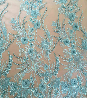 Reese Beaded Tulle - Sage