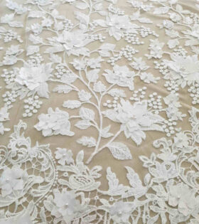 Adele Evening Tulle - White