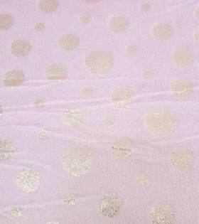 Coral Foil Look Fleece - Baby Pink