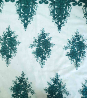 Corded Evening Tulle - Emerald