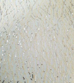 Teardrop Evening Tulle - Cream