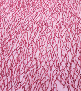 Teardrop Evening Tulle - Maroon