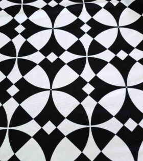 Printed Mini-Matt - Abstract - White