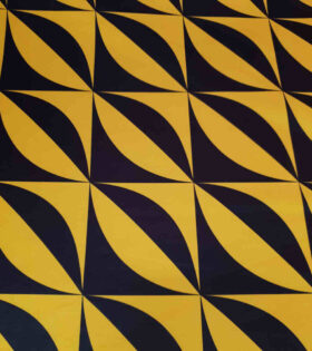 Digital Printed Duchess Satin - Abstract - Gold