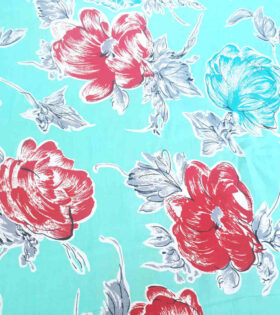 Printed Poly Cotton - Floral