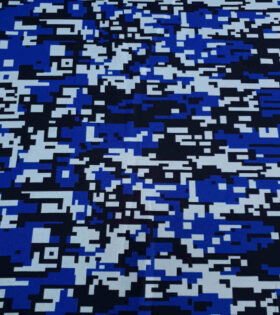 Printed Mini-Matt - Abstract - Royal Blue