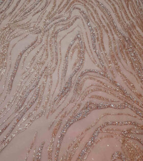 Clare Glitter Tulle - Beige