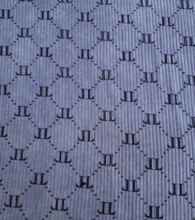 Printed Corduroy - Grey