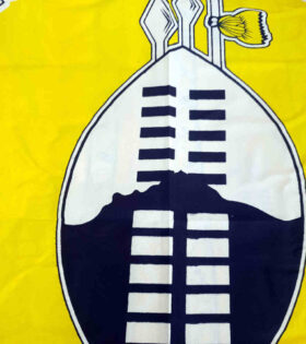 Khanga Poly Cotton - Shield - Yellow
