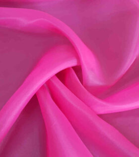 Organdy Satin - Cerise Pink
