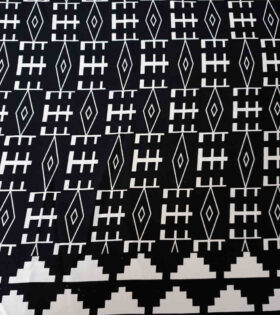 Printed Mini-Matt - Abstract - Black