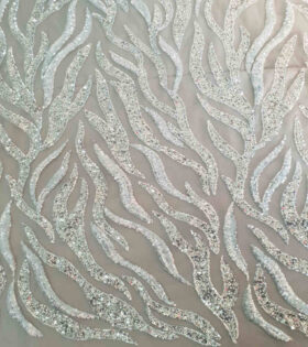 Rania Beaded Tulle - Mint