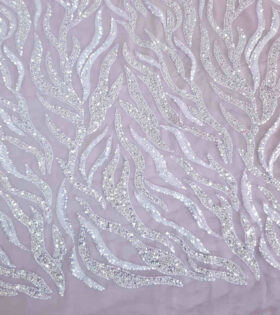 Rania Beaded Tulle - Lilac