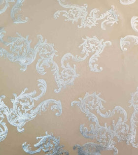 Foil Look Scuba - Beige