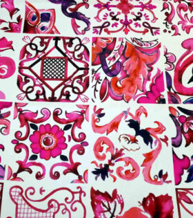Designer Digital Silk Satin - 64
