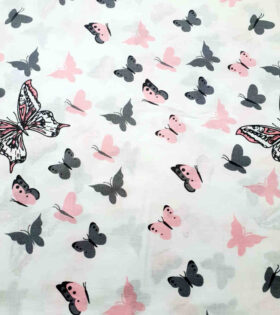 100% Turkish Printed Cotton - Butterflies