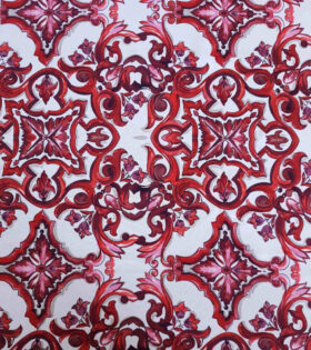 Printed Mini-Matt - Abstract - Red