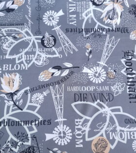 Printed Mini-Matt - Afrikaans - Grey