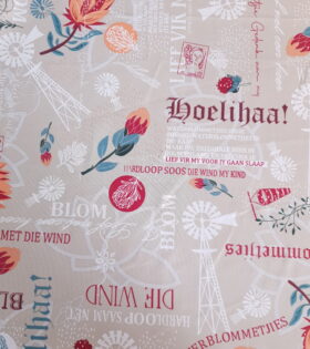 Printed Mini-Matt - Afrikaans - Stone