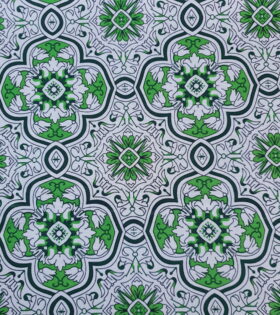 Printed Mini-Matt - Abstract - Emerald Green