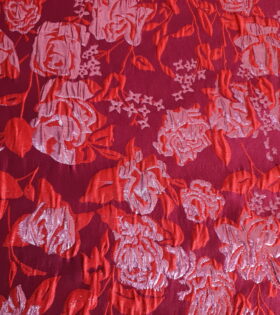 Rose Brocade - Maroon