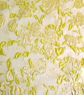 Rose Brocade - Sulphur Yellow