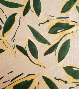 Printed Gause Linen - Beige