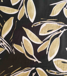 Printed Gause Linen - Black