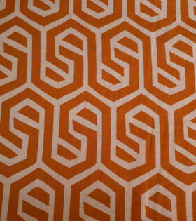 Printed Gause Linen - Copper