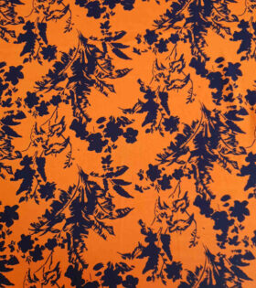 Airflow Printed - Leaves - Mustard