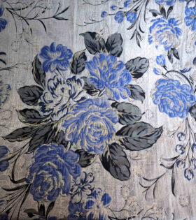Ethnic Brocade - Powder Blue