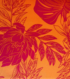 Printed Armani Satin - Floral