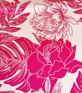 Printed Armani Satin - Abstract