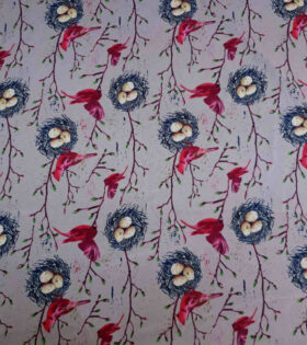 Printed Mini-Matt - Birds - Stone