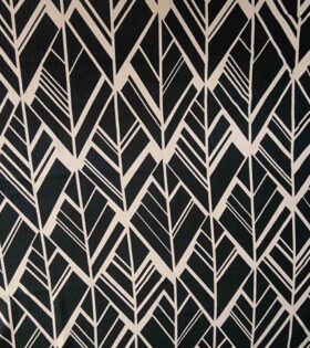 Rayon Slub - Abstract - Black