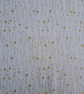 100% Printed Cotton - Christmas - Natural