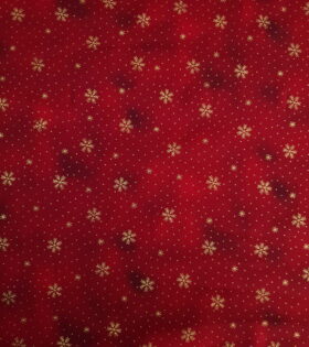 100% Printed Cotton - Christmas - Red