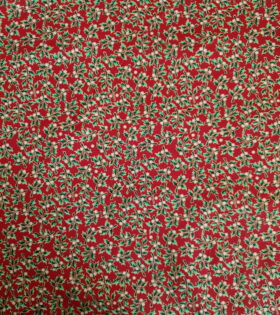 100% Printed Cotton - Christmas - Red