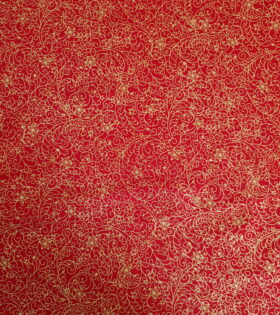 100% Printed Cotton - Christmas - Red