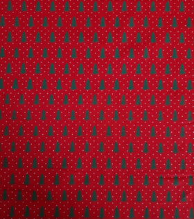 100% Printed Cotton - Christmas - Red
